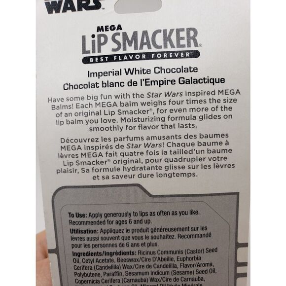 𝅺star wars stormtrooper Imperial white chocolate lip smacker - Picture 2 of 2